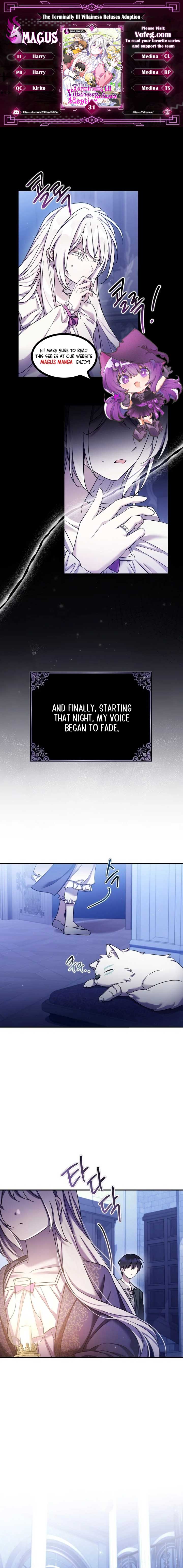 A Terminally Ill Villainess Refuses To Be Adopted Chapter 31 50 0