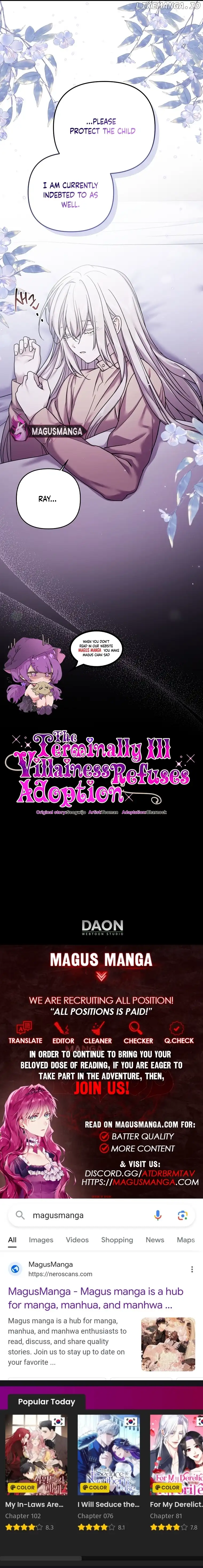 A Terminally Ill Villainess Refuses To Be Adopted Chapter 9 63 014