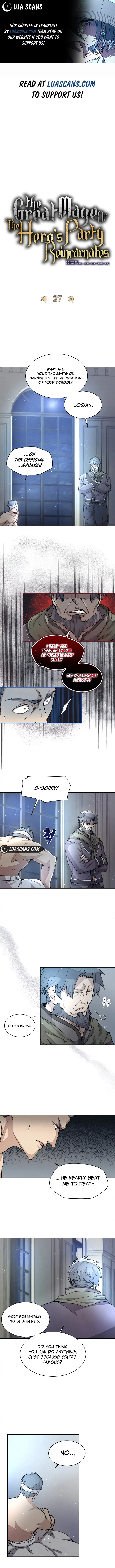 The Great Mage of the Hero’s Party Reincarnates Chapter 27 41 01