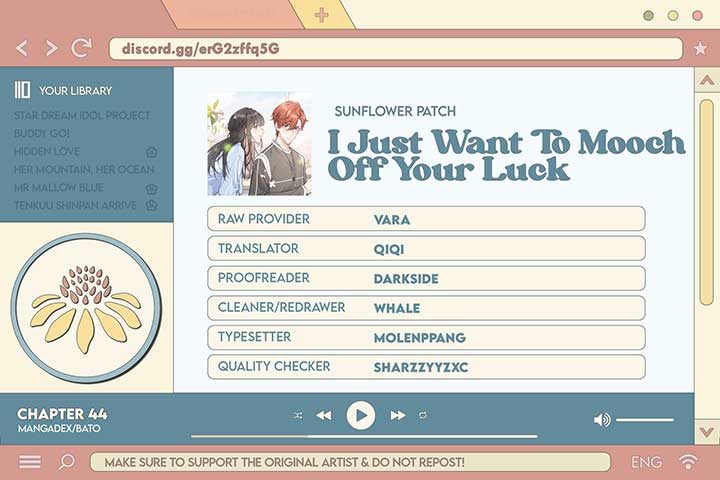 I Just Want To Mooch Off Your Luck Chapter 44 226 54