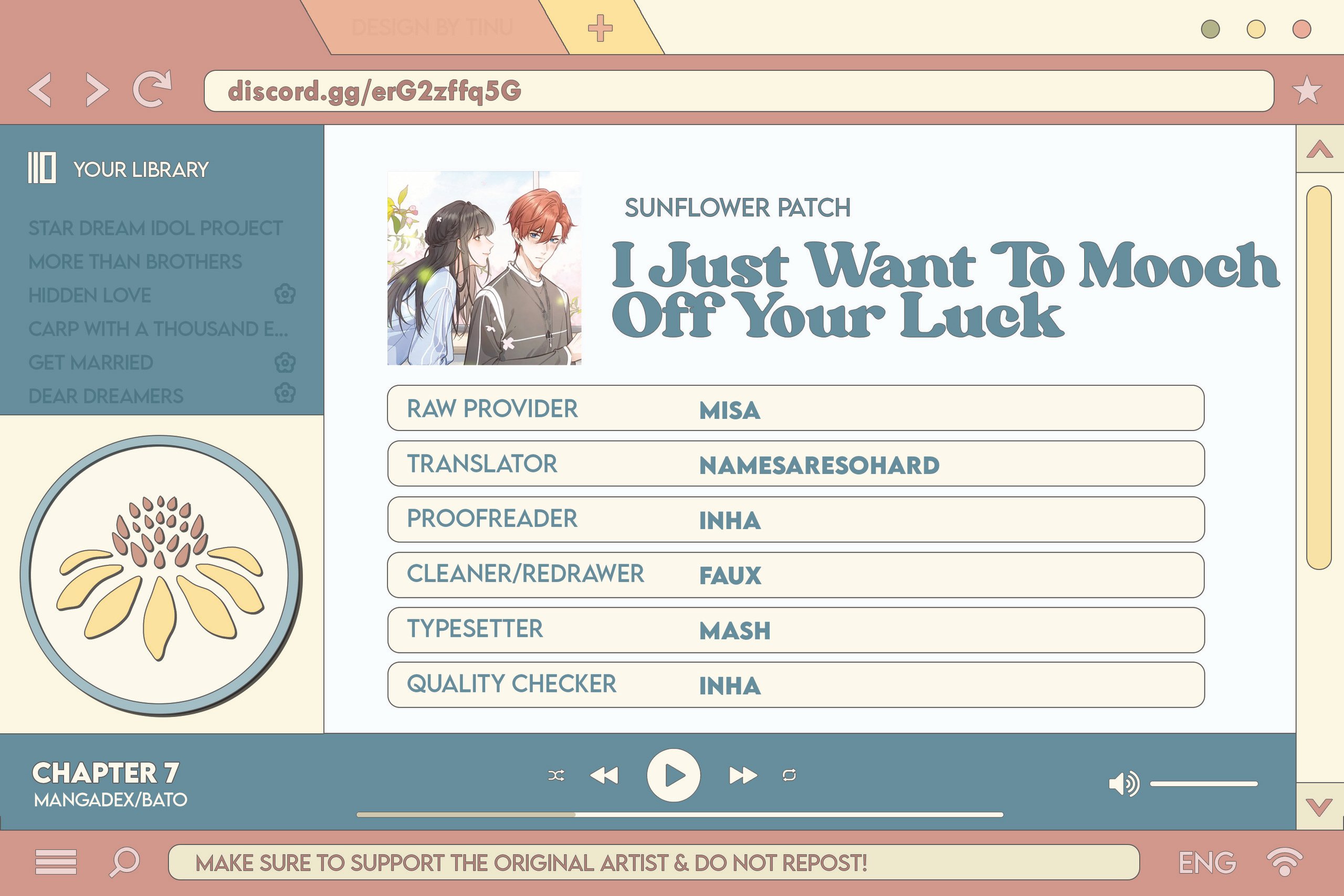 I Just Want To Mooch Off Your Luck Chapter 7 70 15