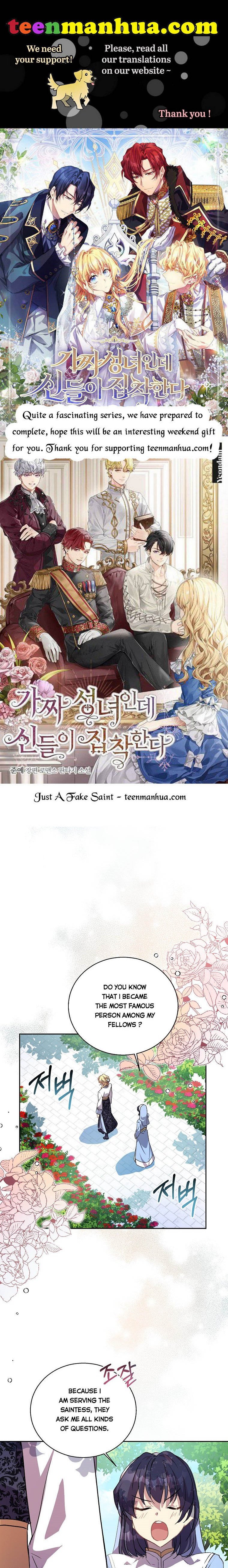 I’m a Fake Saintess but the Gods are Obsessed Chapter 14 128 0