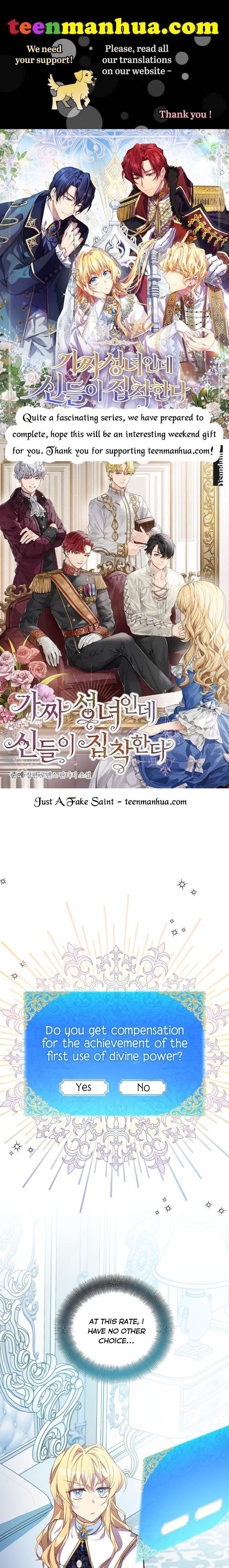 I’m a Fake Saintess but the Gods are Obsessed Chapter 16 143 0