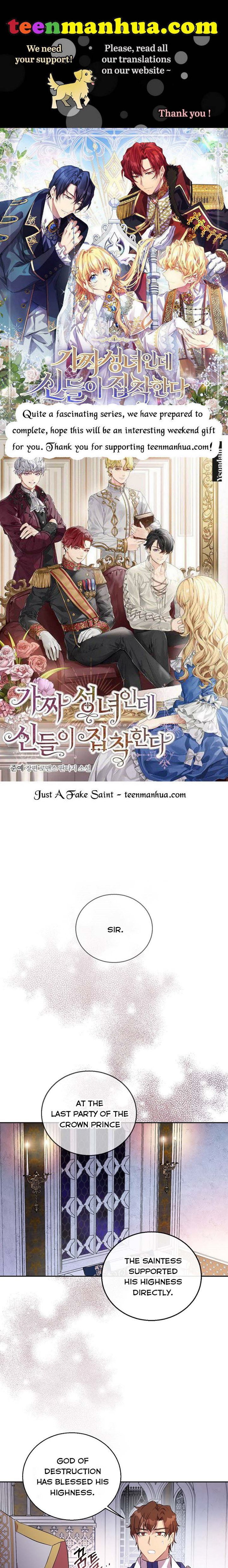 I’m a Fake Saintess but the Gods are Obsessed Chapter 17 125 0