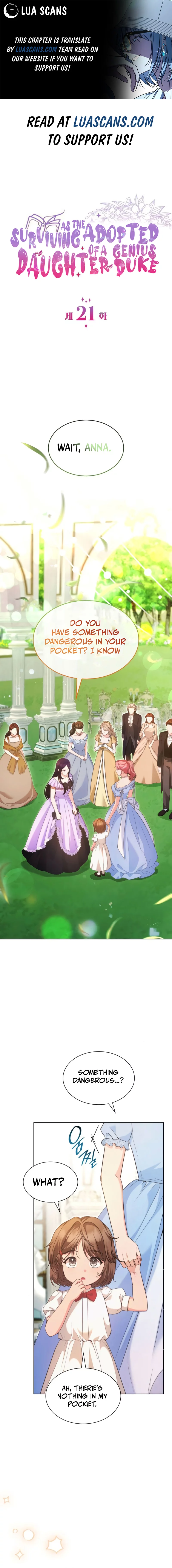 Survive as the Adopted Daughter of a Genius Duke Chapter 21 74 0