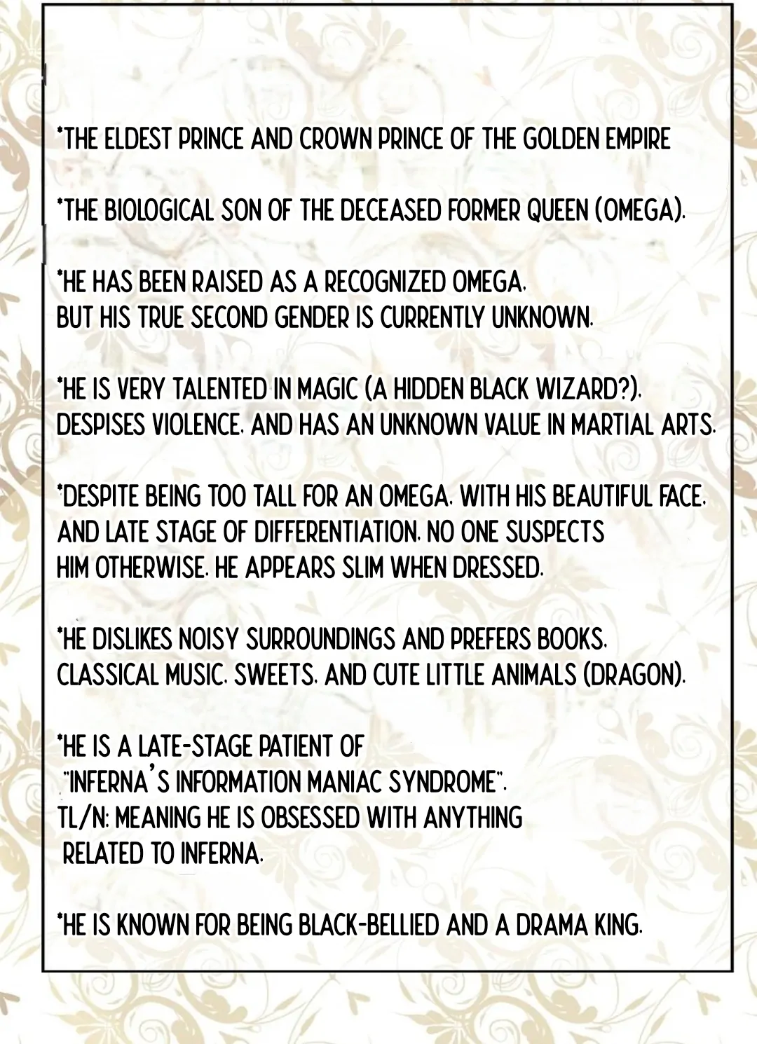 I Was Reborn as His Highness the Prince’s Little Evil Dragon Chapter 18.5 40 03
