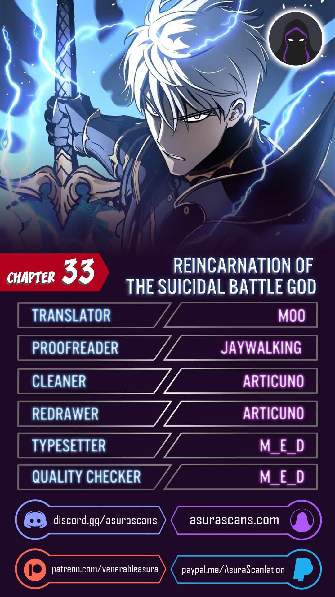 Reincarnation of the Suicidal Battle God Chapter 33 35 001
