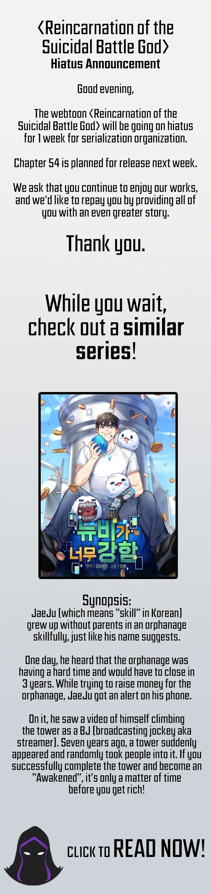 Reincarnation of the Suicidal Battle God Chapter 53.5 11 001