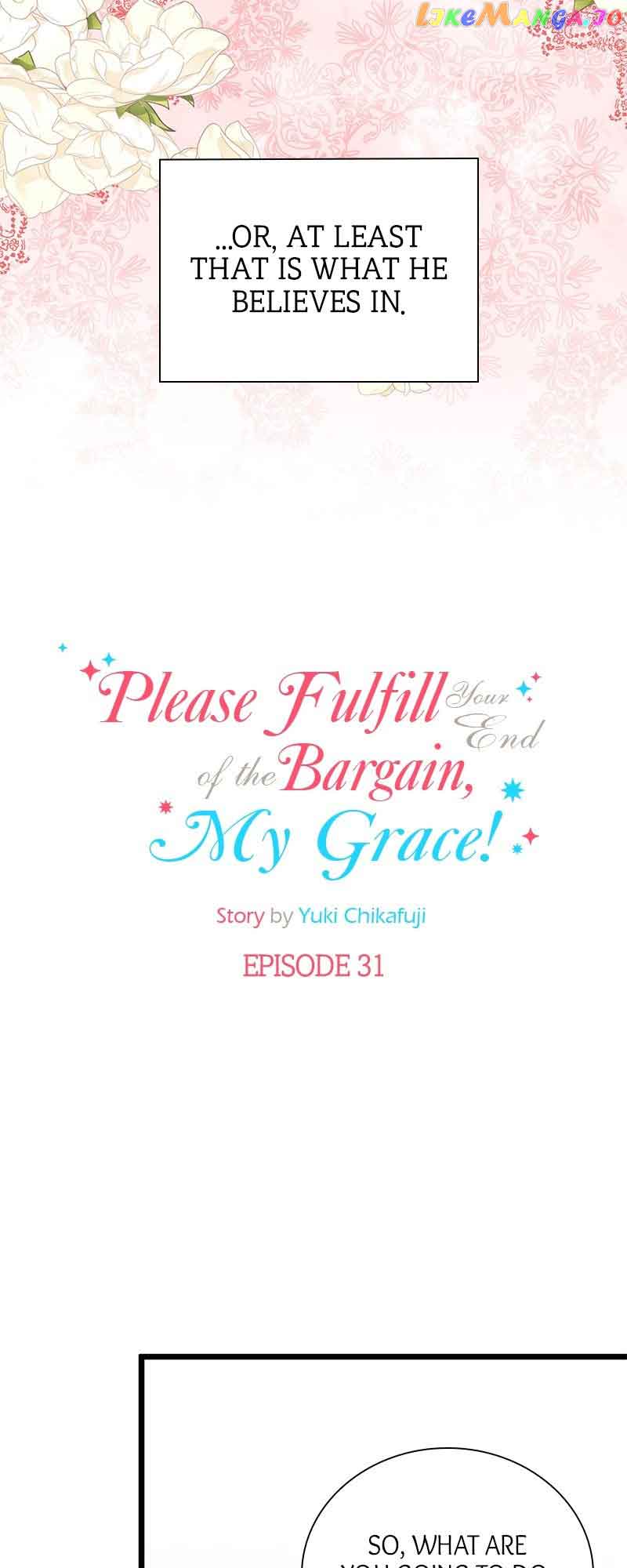 Please Fulfill Your End of the Bargain, My Grace! Chapter 31 221 07