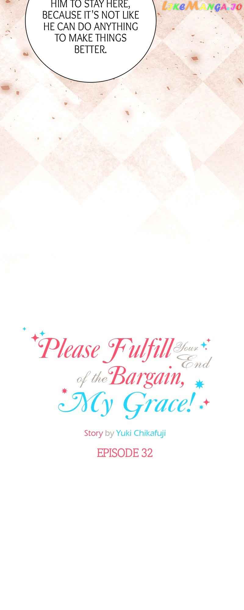 Please Fulfill Your End of the Bargain, My Grace! Chapter 32 189 05