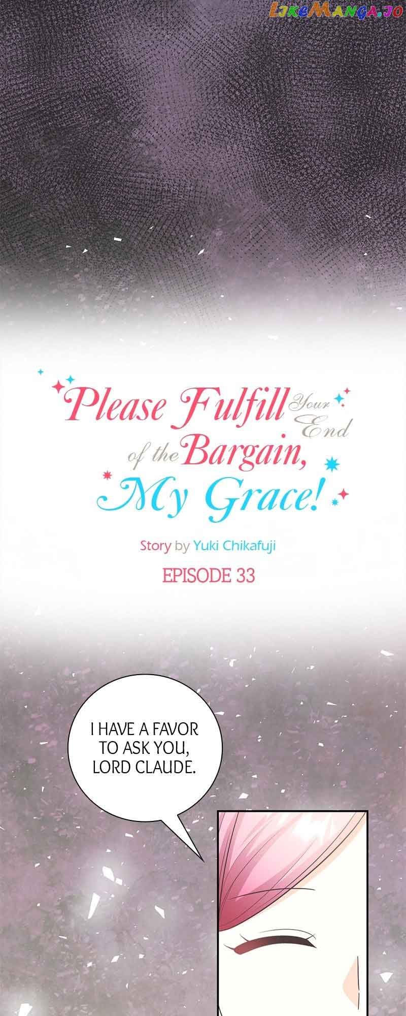 Please Fulfill Your End of the Bargain, My Grace! Chapter 33 173 04