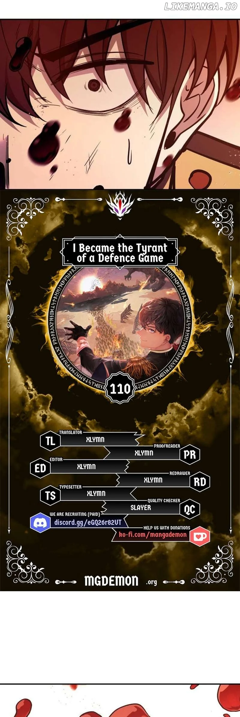 I Became the Tyrant of a Defence Game Chapter 110 210 02