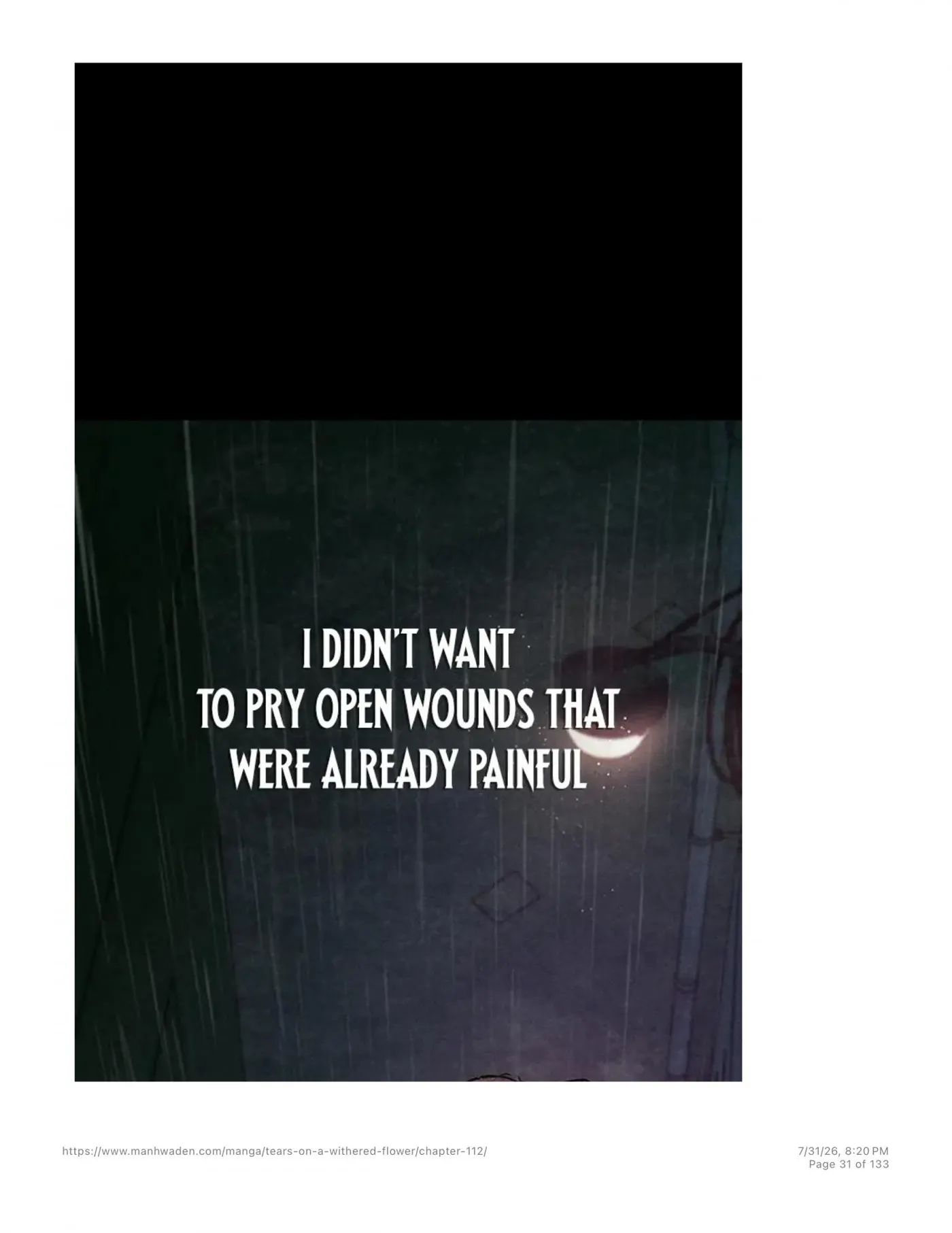 Tears on a Withered Flower Chapter 112 420 8390ad1090a3