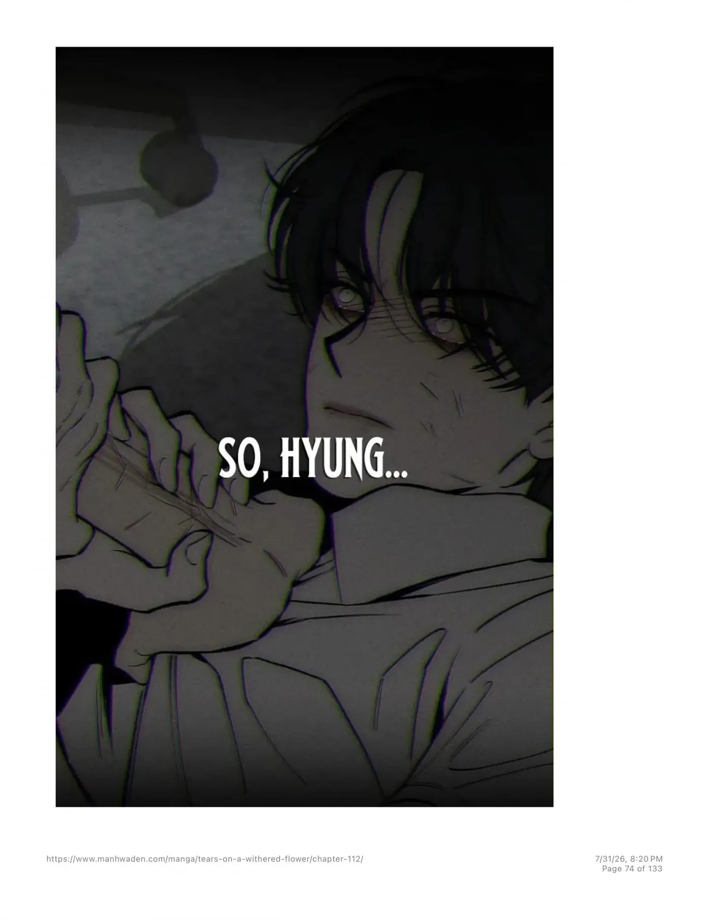 Tears on a Withered Flower Chapter 112 463 c48b8a3ac189