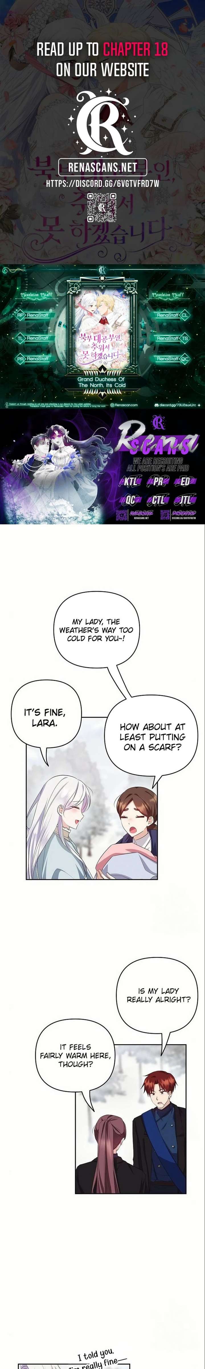 Grand Duke, I Can’t Do It Because It’s Too Cold in The North Chapter 13 85 001