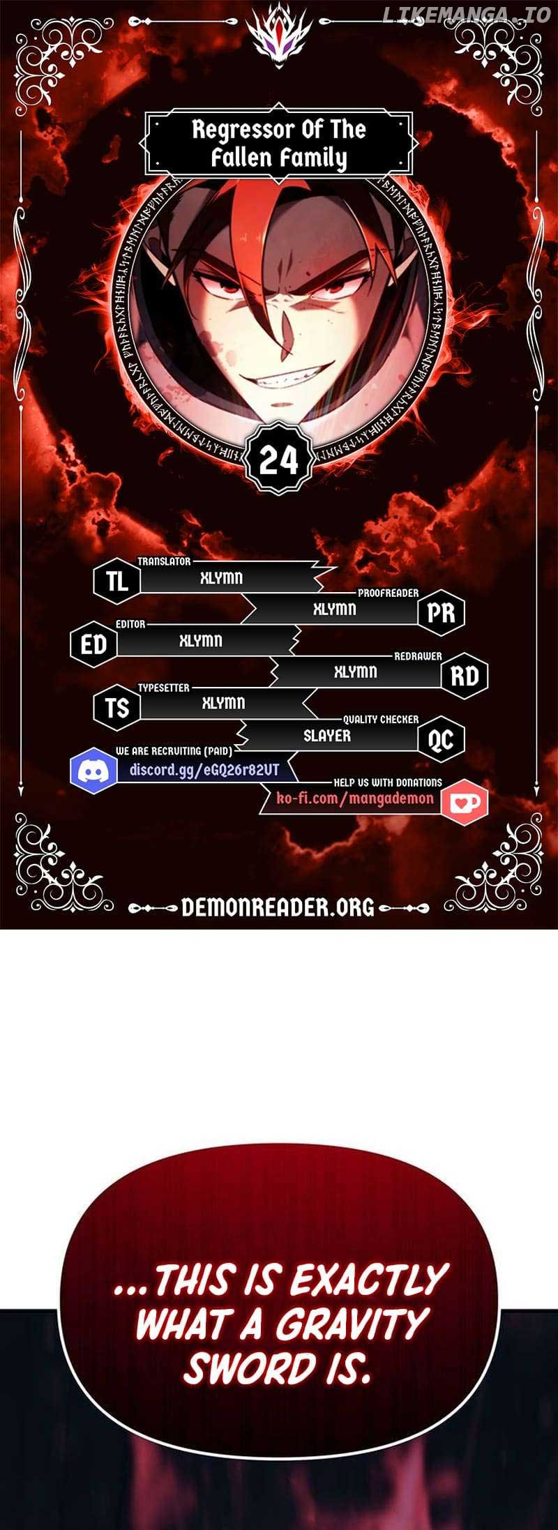 Regressor of the Fallen family Chapter 24 269 01