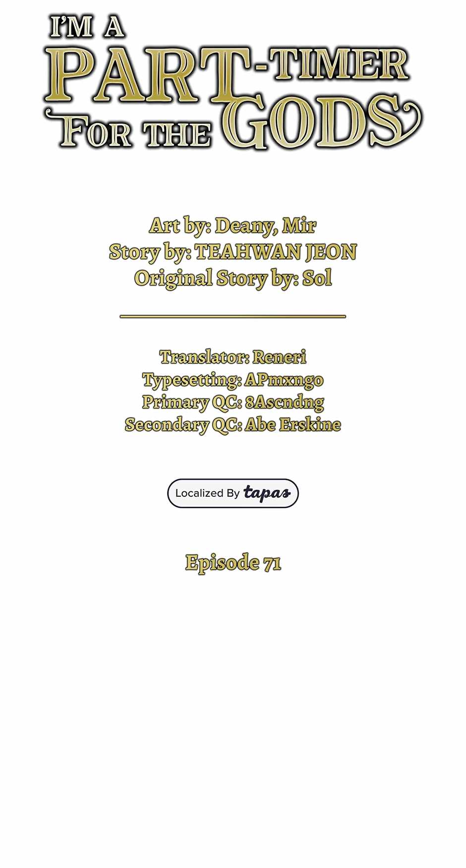 I Became A Part Time Employee For Gods Chapter 71 356 24