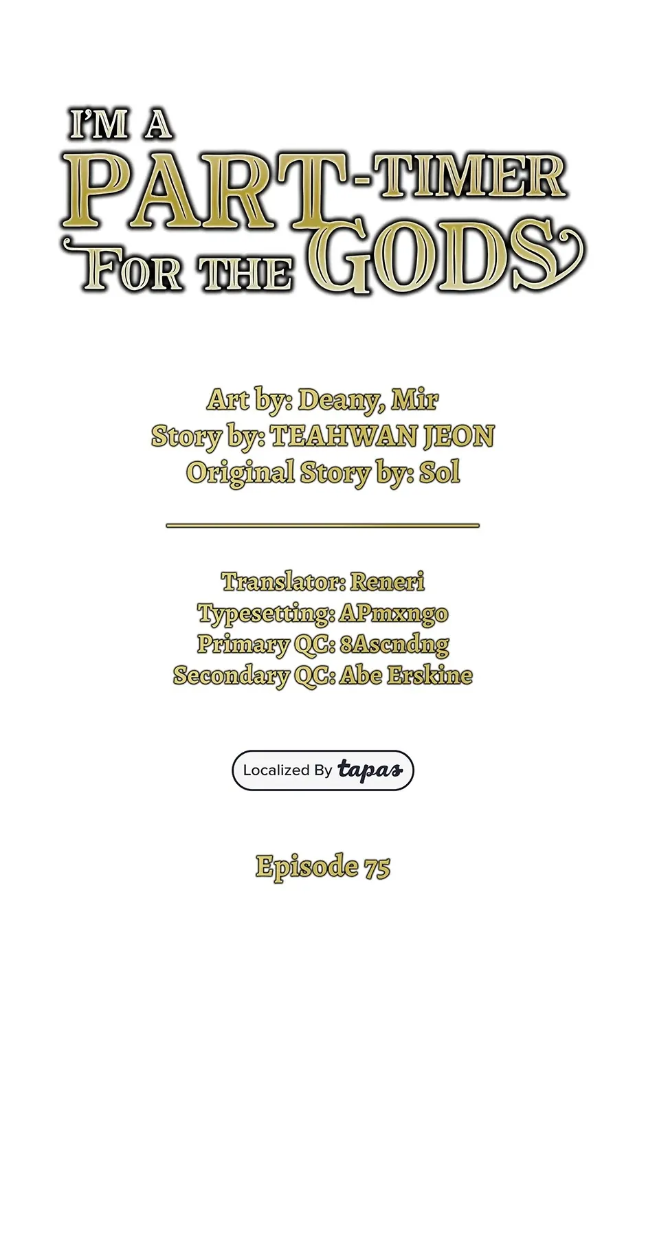 I Became A Part Time Employee For Gods Chapter 75 315 20