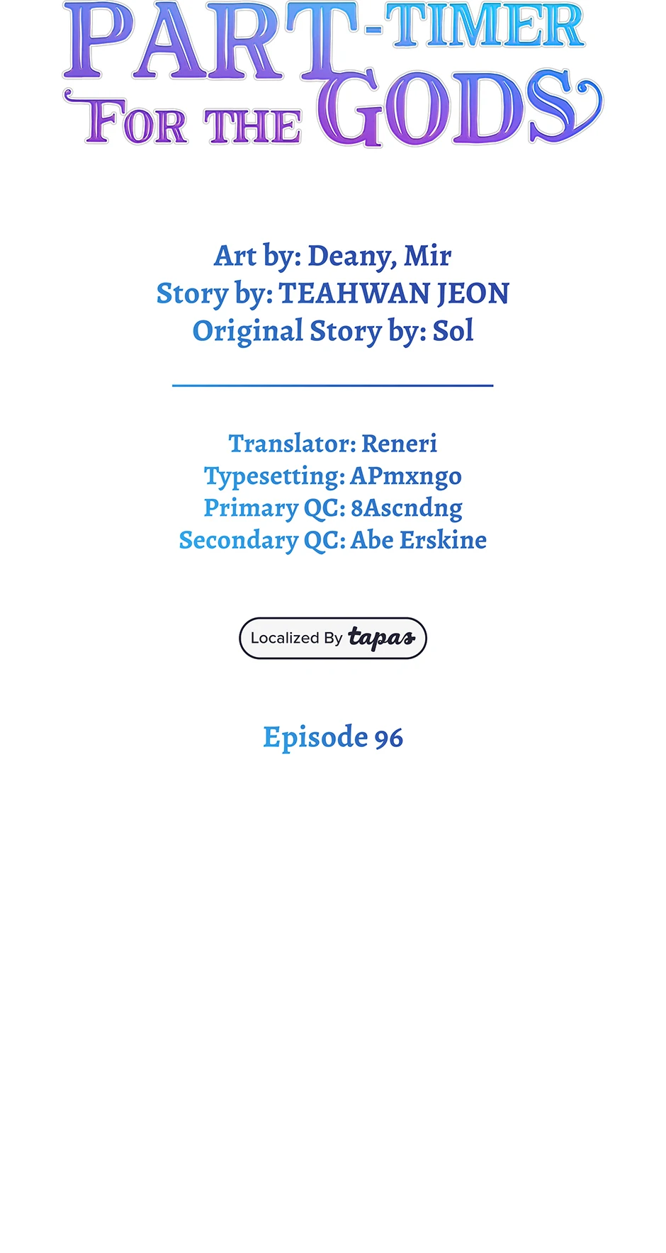 I Became A Part Time Employee For Gods Chapter 96 408 044