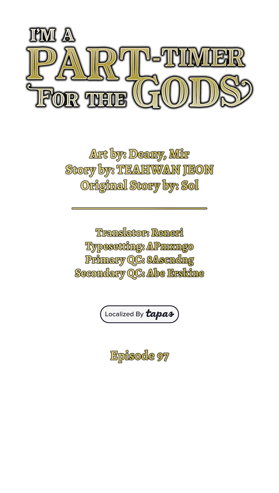 I Became A Part Time Employee For Gods Chapter 97 412 057