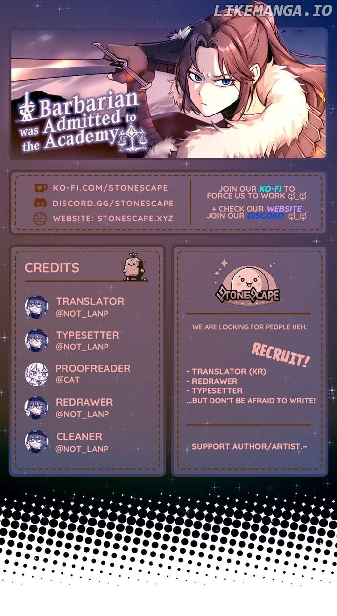 A Barbarian Was Admitted to the Academy Chapter 18 29 1