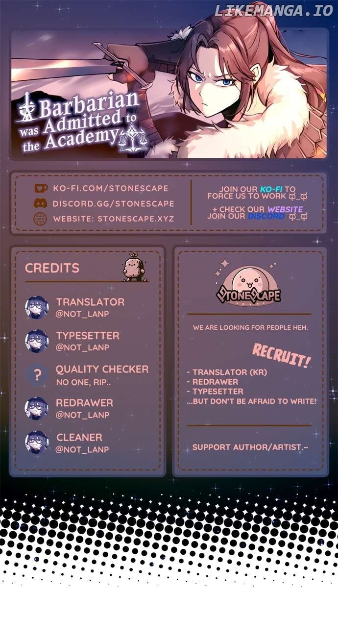 A Barbarian Was Admitted to the Academy Chapter 8 32 1