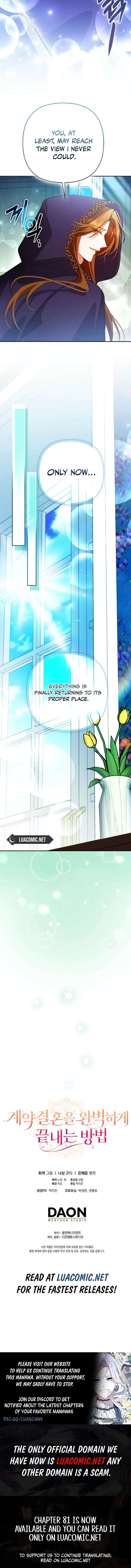 How to Perfectly End a Contract Marriage Chapter 78 68 ch 78 17