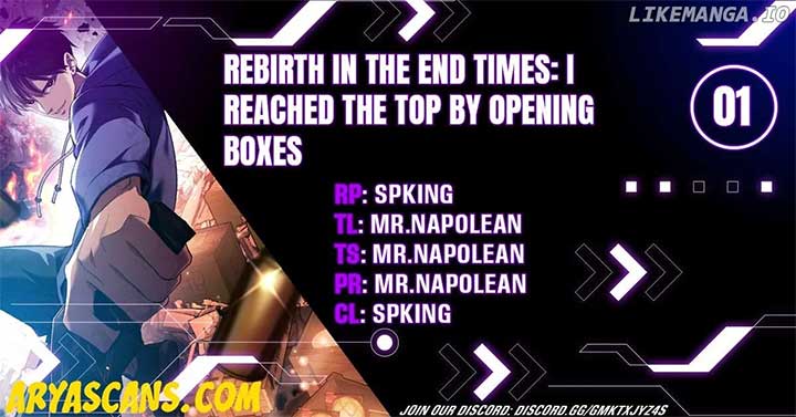 Rebirth in the end times: I reached the top by opening boxes Chapter 1 77 01