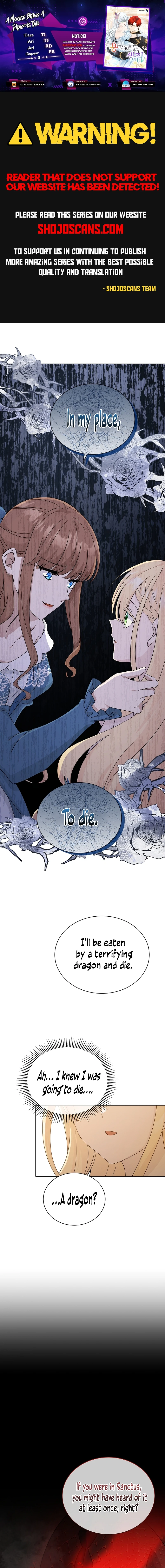 A Mouse Biting a Dragon’s Tail Chapter 3 50 0