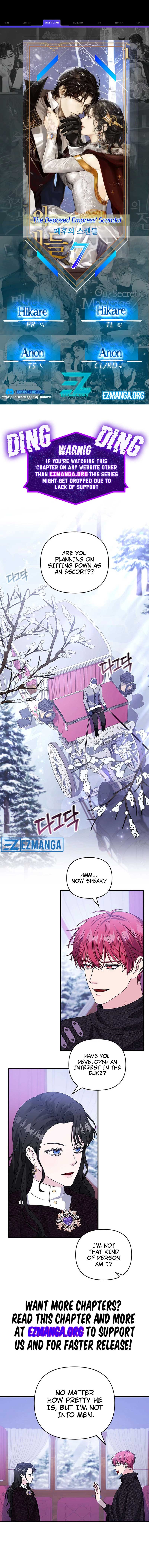 The Deposed Empress’ Scandal Chapter 7 47 12