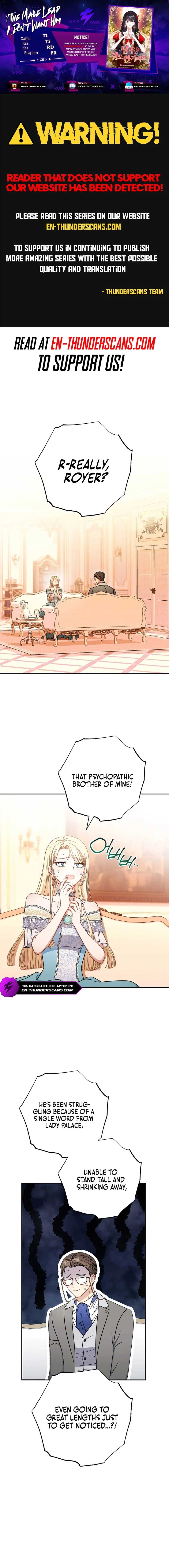 The Male Lead? I Don’t Want Him Chapter 28 59 0