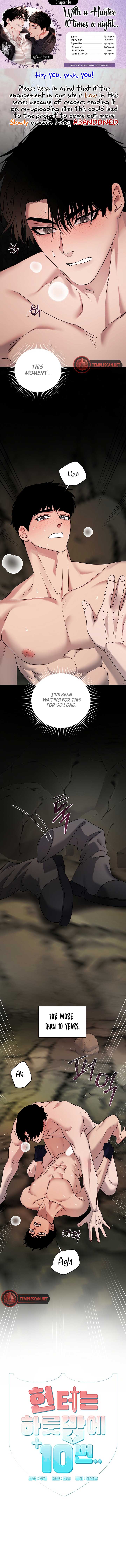With a Hunter 10 times a night… Chapter 14 44 01