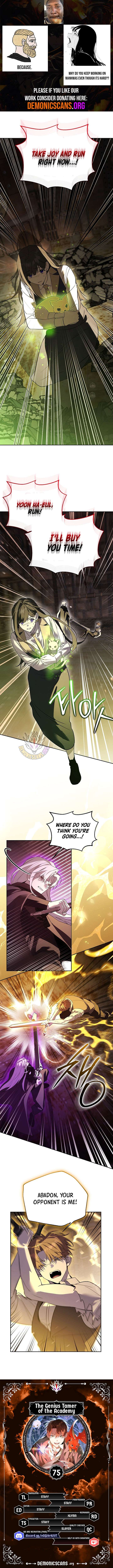The Genius Tamer of the Academy Chapter 75 37 ch 75 1