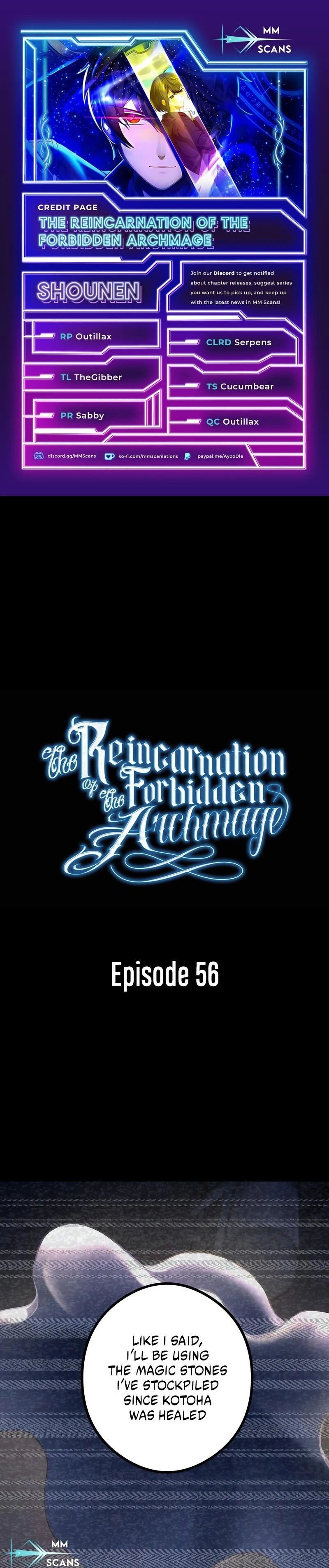 The Reincarnation of the Forbidden Archmage Chapter 56 71 01