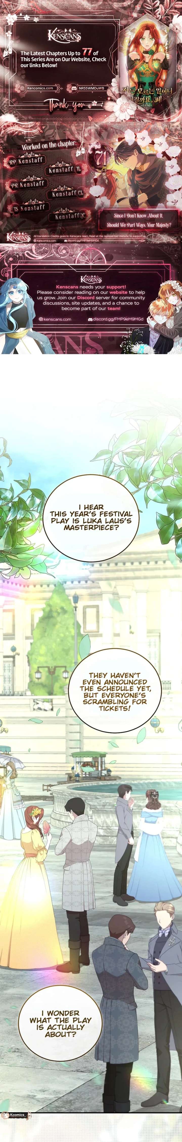 Since I Don’t Remember Anything About It, Shall We Break Up, Your Majesty? Chapter 71 97 ch 71 1
