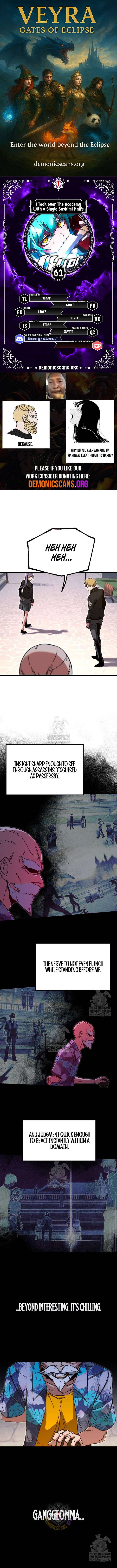 Conquering the Academy with Just a Sashimi Knife Chapter 61 56 0