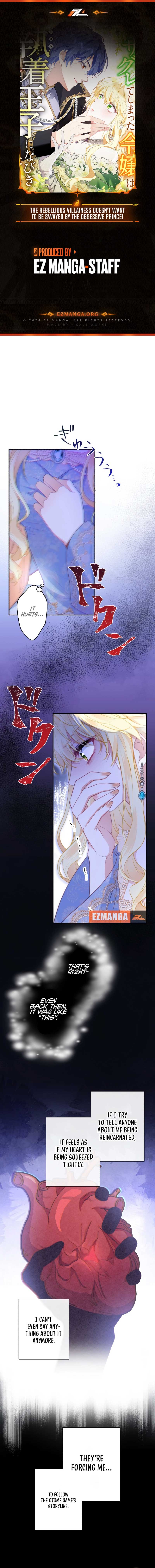 The Rebellious Villainess Doesn’t Want To Be Swayed By The Obsessive Prince! Chapter 3 65 1