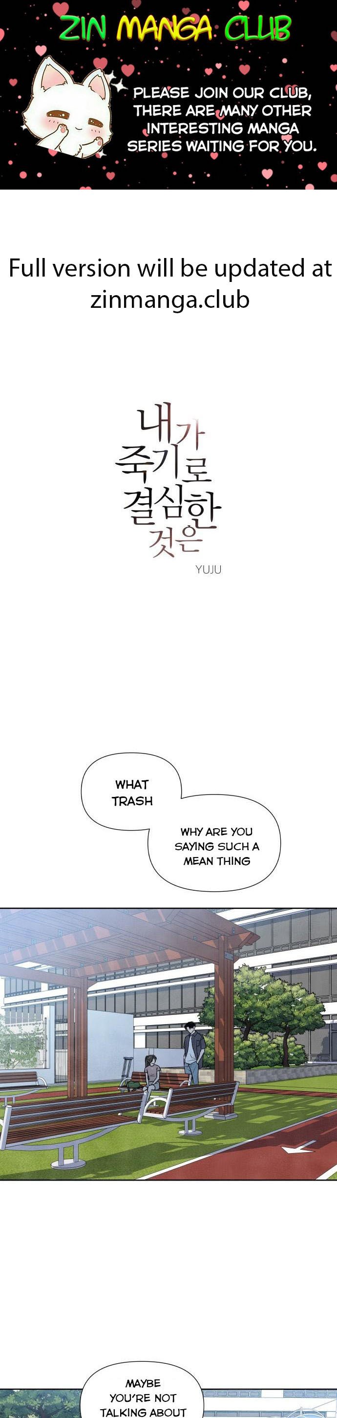 What I Decided to Die For Chapter 29 44 0