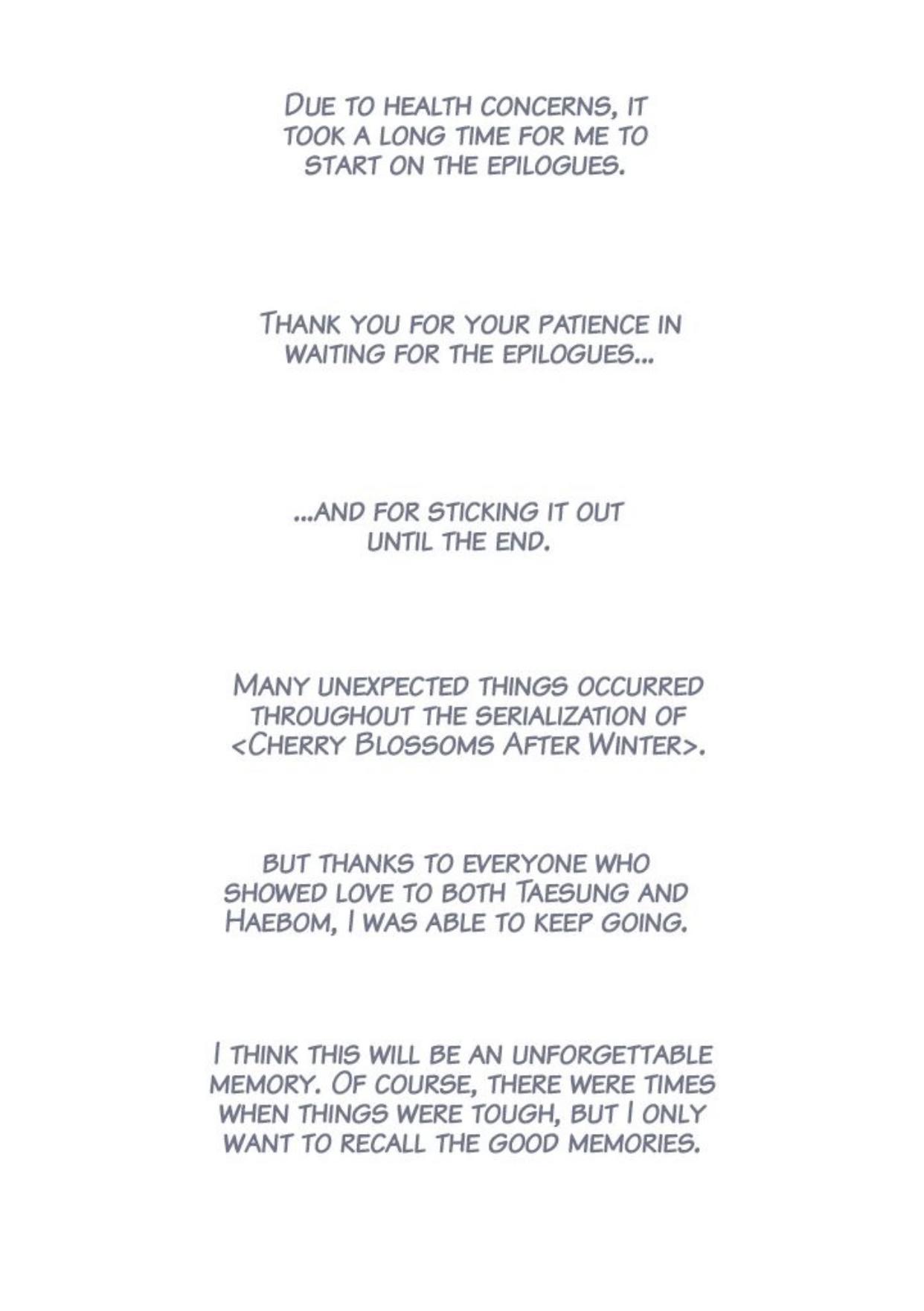 Cherry Blossoms After Winter Chapter 146.5 37 3