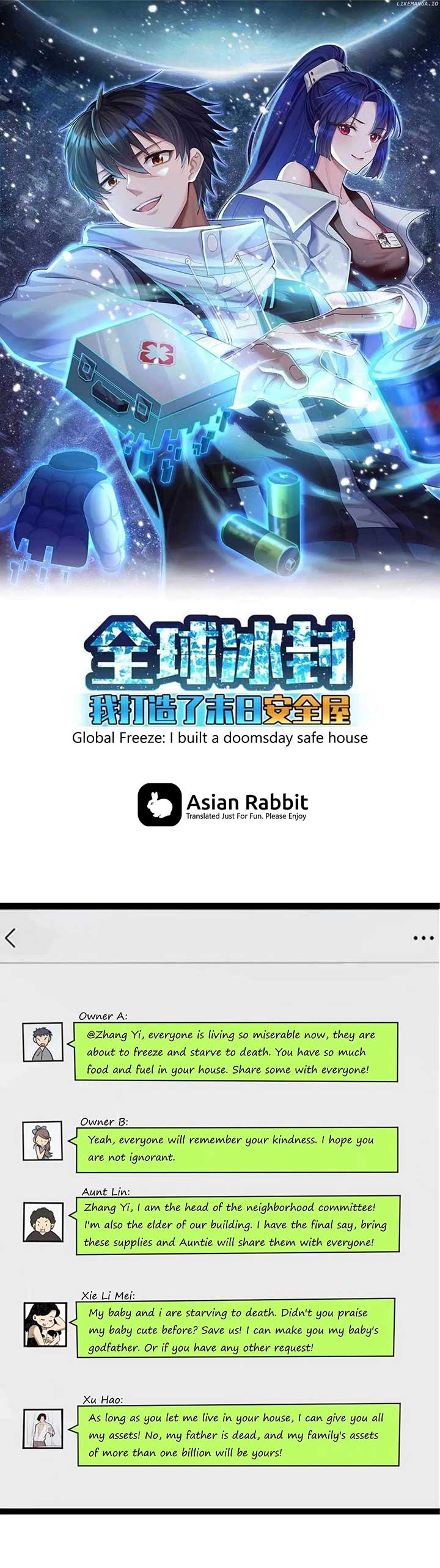 Global Freeze: I Created An Apocalypse Shelter Chapter 28 50 01