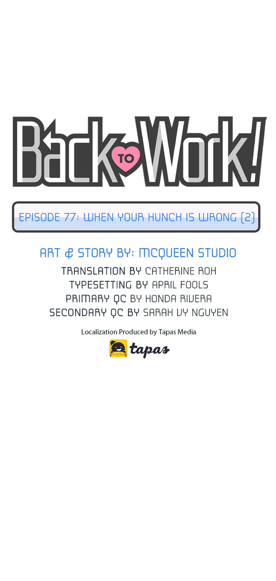 Let’s go to work tommorow! Chapter 77 186 26