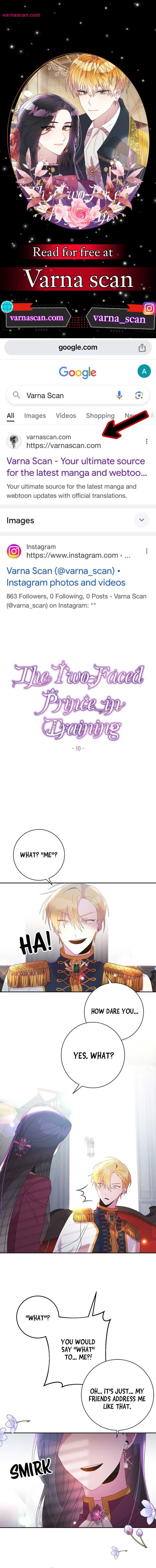 The Two-Faced Prince in Training Chapter 10 56 01