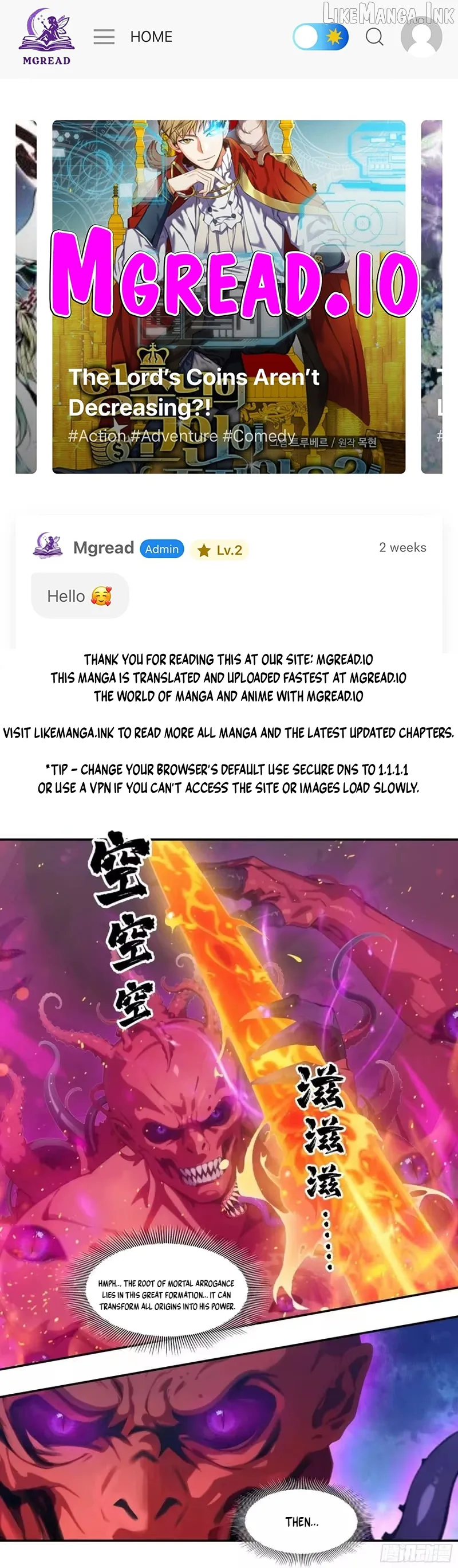 The Evil God Descends, I Own Great Hell Chapter 120 94 cdae2888cb00