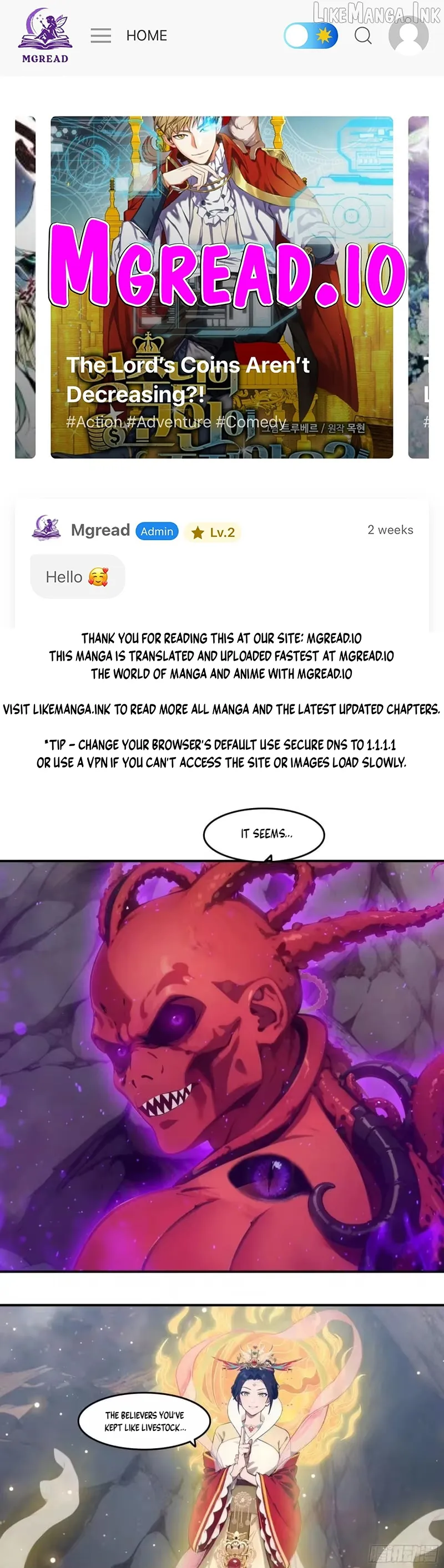 The Evil God Descends, I Own Great Hell Chapter 121 121 d37a08773056