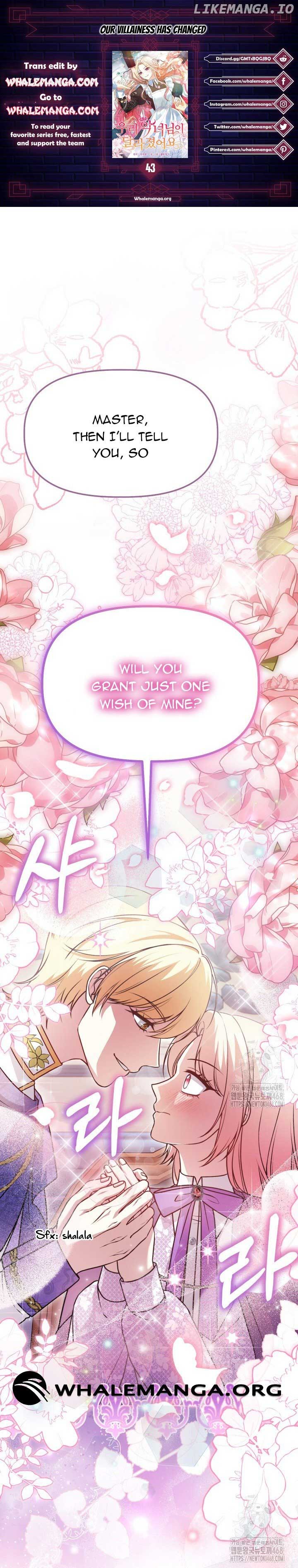 The Villainess Has Changed Chapter 43 179 01
