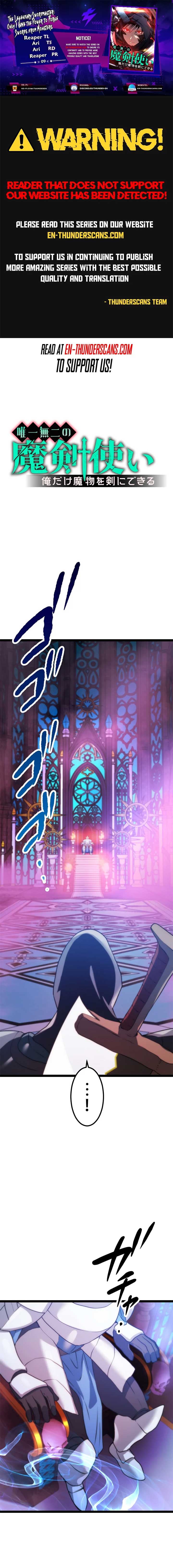 The Legendary Swordmaster: Only I Have the Power to Forge Swords from Monsters Chapter 9 86 0