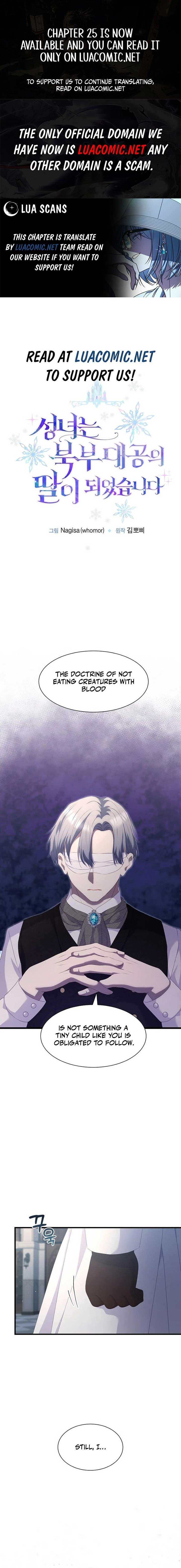 The Saintess Became the Northern Grand Duke’s Daughter Chapter 8 62 0