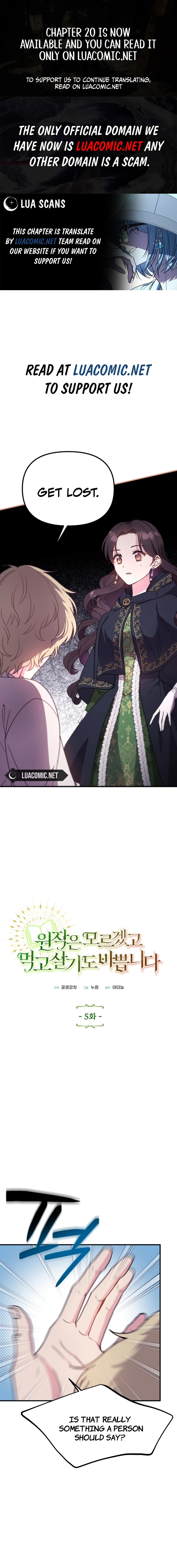 I don’t know the original, I’m too busy trying to make a living Chapter 5 65 01