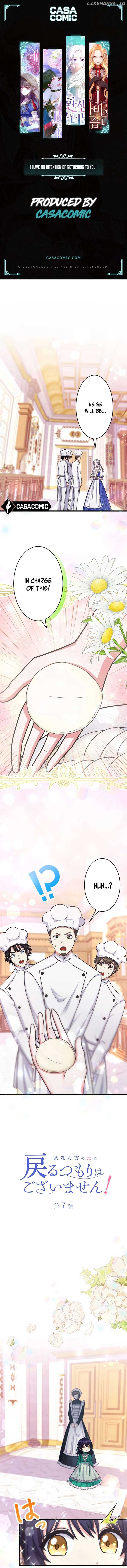 I Have No Intention of Returning to You! Chapter 7 41 01