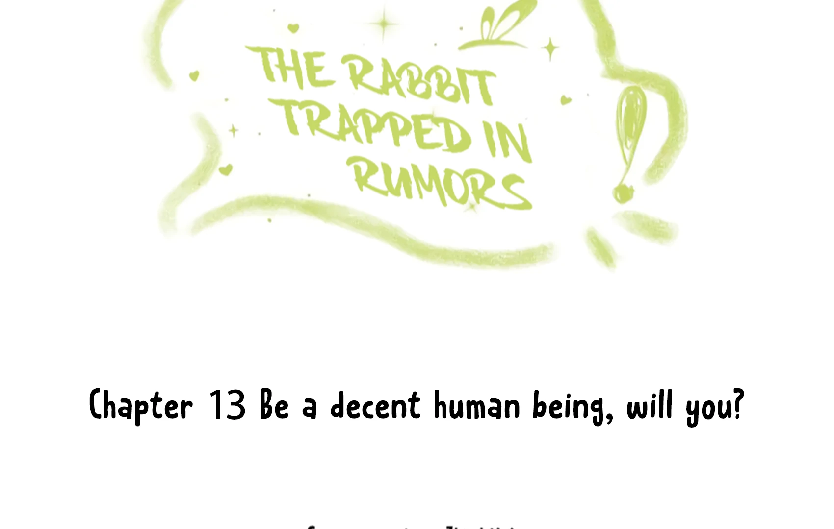 The Rabbit Trapped In Rumors Chapter 13 255 05